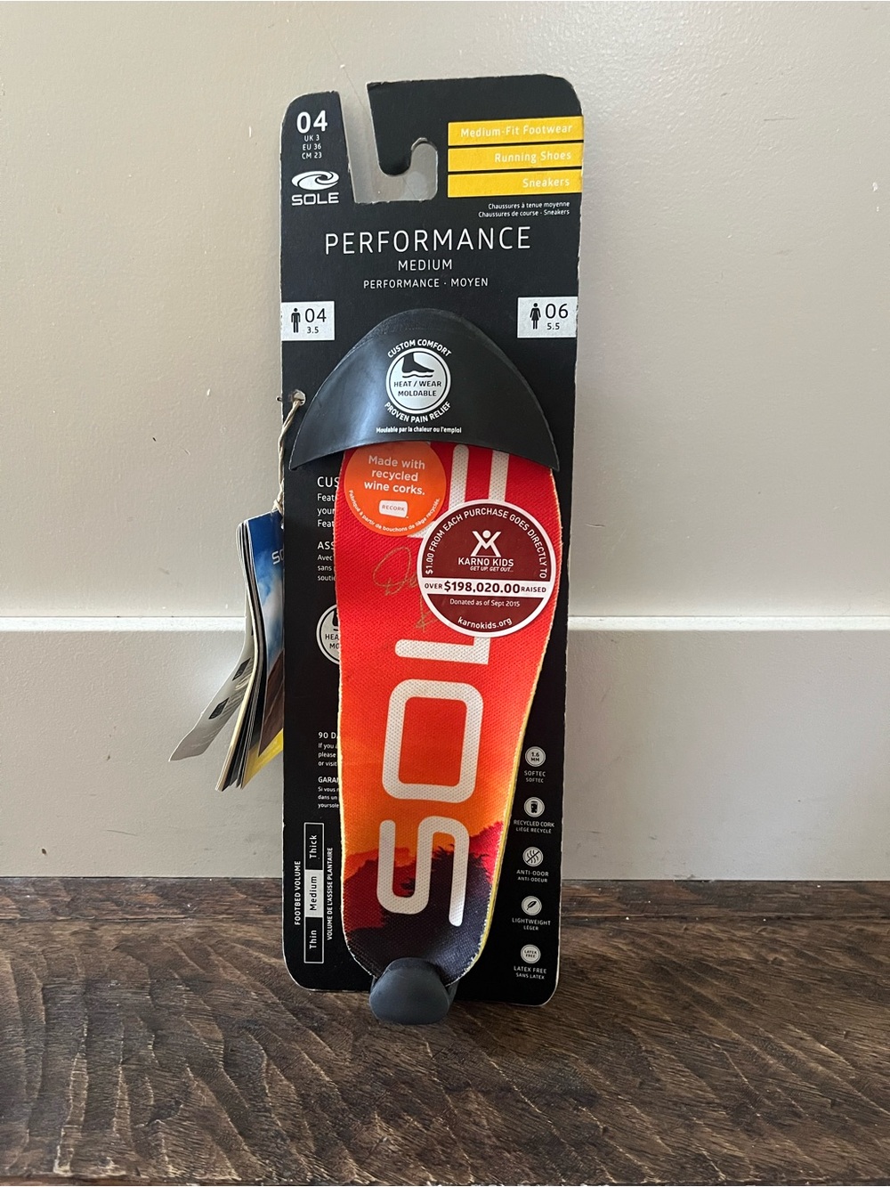 Sole Performance Medium Insole
For running shoes /sneakers